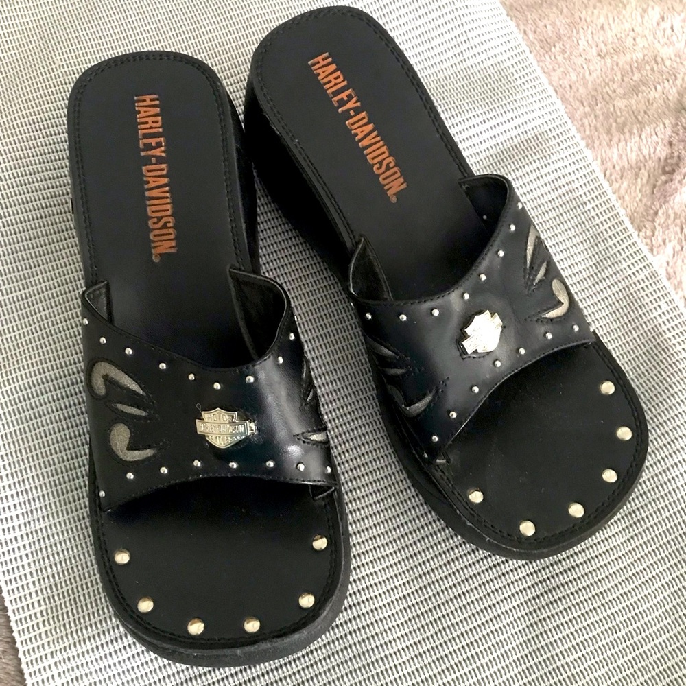 HARLEY DAVIDSON-BLACK-Size 8